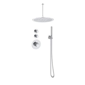 Sani Royal Pro Inbouw Regendouche Chroom Messing met, Nieuw