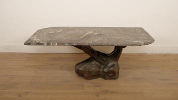Vintage salontafel | Marmer | 1970s, Ophalen of Verzenden, Nieuw