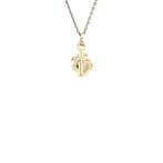 Gouden hanger geloof. hoop en liefde 14 karaat, Verzenden, Zo goed als nieuw, Goud