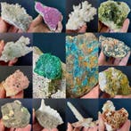 mooie verzameling mineralen. Kristalcluster - Hoogte: 12 cm, Verzamelen, Mineralen en Fossielen