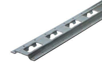 Bindrail Verticaal Combi Staal Sleufgat + Rond Gat - 3 meter, Verzenden, Nieuw