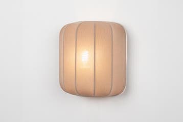 Rietveld Wandlampen - Taupe - Stof, Metaal, Verzenden, Nieuw