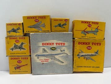 Dinky Toys - Modelvliegtuig (8) - Flugzeuge, Nieuw