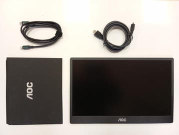 AOC 16T2 met Touchscreen Functie, Full HD, Computers en Software, Monitoren, USB-C, Touchscreen, Refurbished, Ophalen of Verzenden
