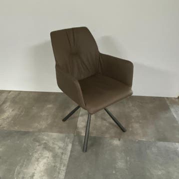 Bert Plantagie Eetkamerstoel Alessia (set Van 4) -, Huis en Inrichting, Stoelen, Ophalen of Verzenden, Zo goed als nieuw, Grijs