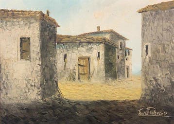Spanish School (c. 1960) - The Spaces of Quixote, I
