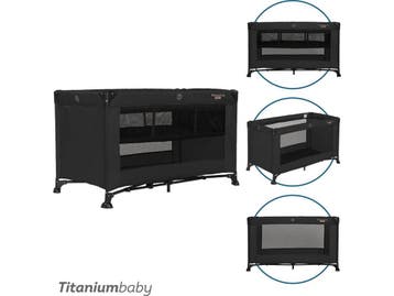 Titaniumbaby SMART Jordan - Campingbed 60x120 cm - Verhoger, Verzenden, Nieuw