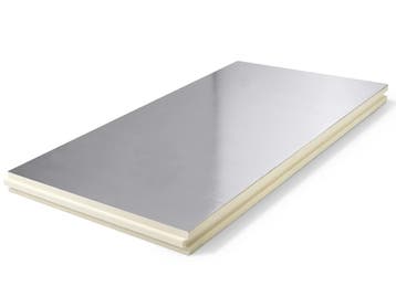 B-keus PIR 2-zijdig aluminium 1200x600x100mm T&G Rd: 4,54, Ophalen of Verzenden, Nieuw