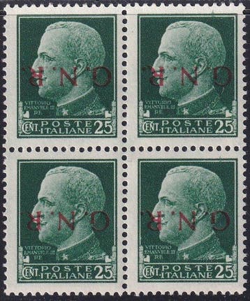 Republikeinse Nationale Garde 1944 - Verona-uitgifte 25 c., Gestempeld