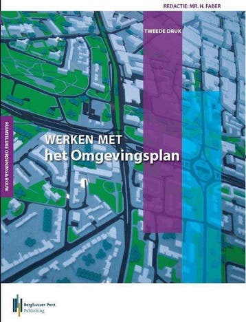 Boek Werken met...  -   Werken met het Omgevingsplan 9789492, Verzenden, Zo goed als nieuw