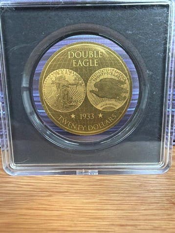 Tsjaad. 5000 Francs Double Eagle 1933 - 1/200 oz (.999)