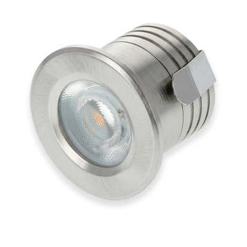 LED MINI INBOUWSPOT | PHOBOS | 2W | ZILVER, Ophalen of Verzenden, Nieuw