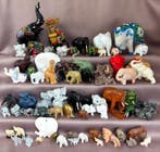 Div. fabr. - Beeldje, Verzameling beeldjes van Olifanten -
