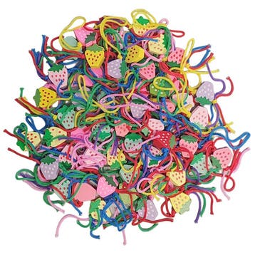 Aardbei Gelukshangers - Gelukspoppetjes - Kleurenmix - 50, Verzenden, Nieuw