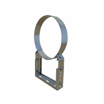 Verstelbare muurbeugel RVS Ø200mm (150-200mm), Ophalen of Verzenden, Nieuw