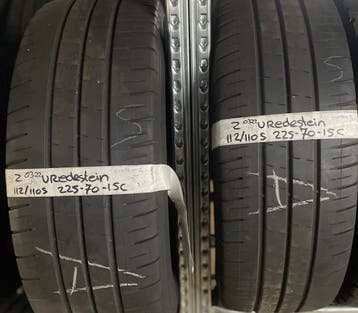 2x225-70-15C Vredestein Zomer 2x5m €50 Per Band 225 70 15C, Ophalen, 15 inch, Band(en), Bestelwagen