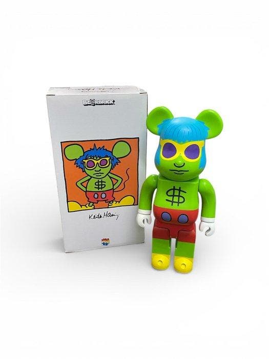 Medicom Toy - Be@rbrick400%Keith Haring Andy Mouse 400%, Antiek en Kunst, Kunst | Designobjecten