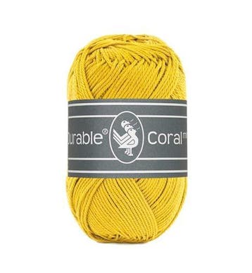 Durable Coral Mini 2206 Lemon Curry - Haakgaren / Breigaren, Ophalen of Verzenden, Nieuw, Breien of Haken, Wol of Garen