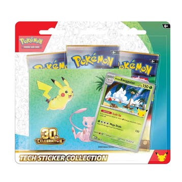 30th Celebration Tech Sticker Collection Alolan Exeggutor, Ophalen of Verzenden, Nieuw