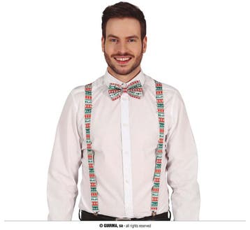Bretels Kerst Fairisle Cozy, Kleding | Dames, Carnavalskleding en Feestkleding, Ophalen of Verzenden, Nieuw