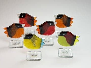 Studio Habrat - Beeldje - Tit (6) - Glas