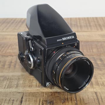 bronica zenza SQ-A + 80mm 2.8  nr. 2437, Ophalen of Verzenden, Gebruikt, Overige Merken