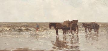 Herman Bogman (1890-1975), Schelpenvissers in de zee