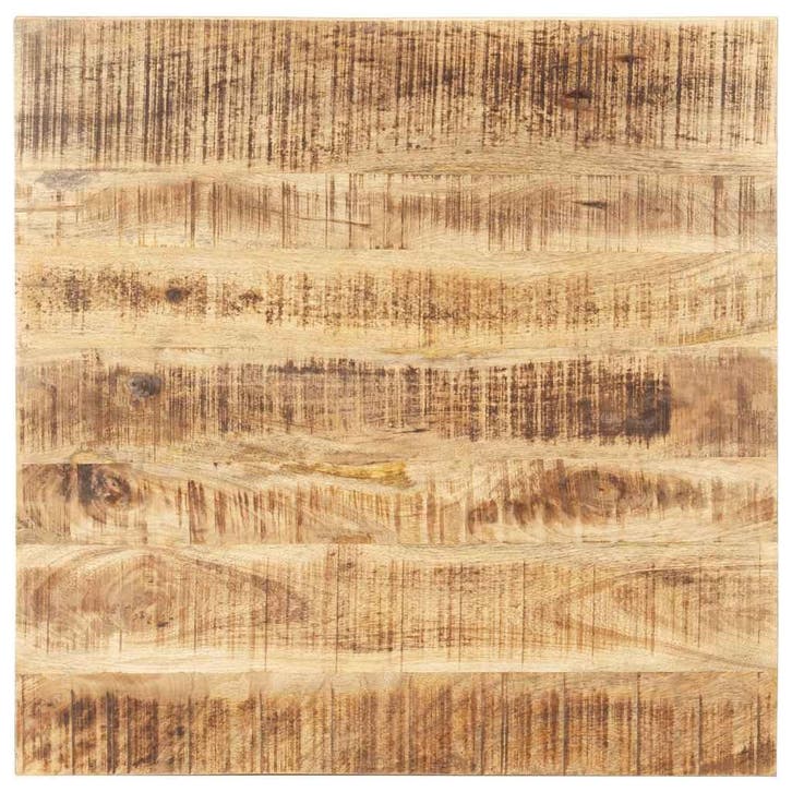 vidaXL Tafelblad 25-27 mm 80x80 cm massief mangohout, Huis en Inrichting, Tafels | Eettafels, Nieuw, Verzenden