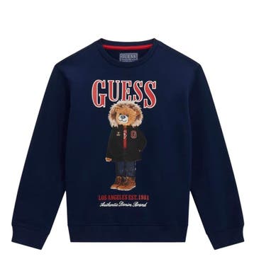 Guess baby trui met beer navy - 86 (12-18 maanden), Ophalen of Verzenden, Nieuw