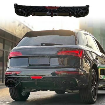 LED Diffuser With Black Exhaust Tips Voor Audi Q5 S Line/SQ5, Ophalen of Verzenden, Nieuw
