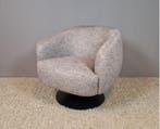 Fauteuil Preston Bouclé draaibaar - Bruin, Huis en Inrichting, Fauteuils, Ophalen of Verzenden, Nieuw