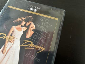 DVD Dirty Dancing - Gesigneerd door Cousin Brucie, Ophalen of Verzenden, Nieuw, Film, Overige typen