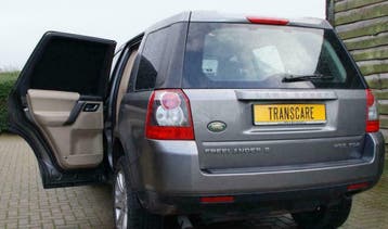 Grijs kenteken ombouw Freelander Range Rover Defender Disco