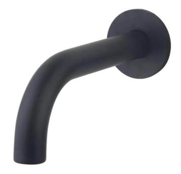 Wiesbaden Caral inbouw uitloop 20 cm Mat zwart 29.2984, Ophalen of Verzenden, Nieuw, Bad