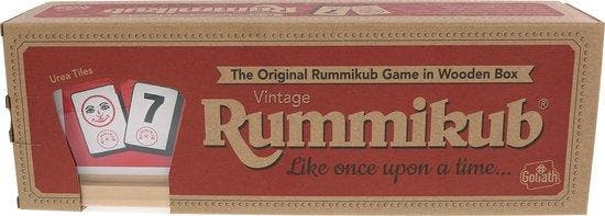 Goliath Rummikub Vintage - Bordspel, Kinderen en Baby's, Speelgoed | Overig, Verzenden