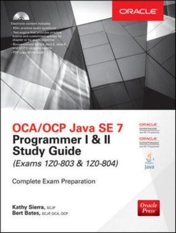9780071772006 OCA/OCP Java SE 7 Programmer I  II Study Gu..., Verzenden, Zo goed als nieuw, Kathy Sierra