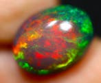 3,55 ct - Top Colors - Natural Black - Opaal Cabochon - Zie