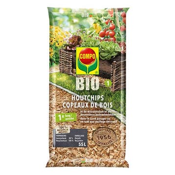 Houtsnippers | Compo | 55 liter (Natuurlijk), Tuin en Terras, Aarde en Mest, Verzenden