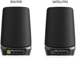 Netgear Orbi RBKE963 - Mesh WiFi - AXE11000 - 3-Pack - Zwart, Zo goed als nieuw, Netgear