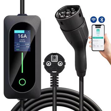 Bar2Charge Mobiele Thuislader Type 2 3.7kW IP67 Slimme, Verzenden, Nieuw