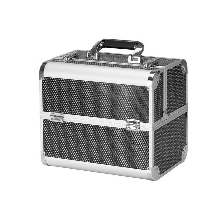 Zwarte Make-up Koffer SC44 – Professionele Cosmetische, Sieraden, Tassen en Uiterlijk, Uiterlijk | Cosmetica en Make-up, Ophalen of Verzenden