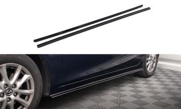 Zijskirts Mazda 3 Mk3 2013 - 2016 Maxton Glans Zwart, Ophalen of Verzenden, Nieuw