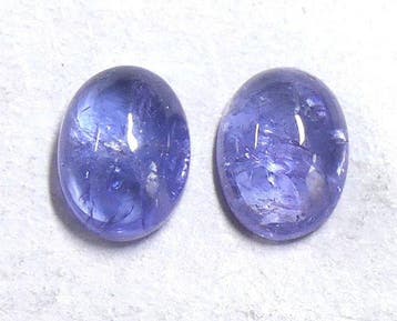 Tanzanieten van 100% natuurlijke oorsprong Cabochon- 0.63 g