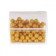 Nienhuis Montessori losse kralen goud 7 mm per stuk, Verzenden, Nieuw