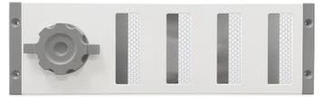 Aluminium afsluitbaar schuifrooster opbouw 300 x 90mm - WIT, Verzenden, Nieuw
