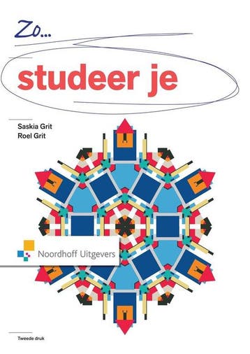 9789001850876 Zo studeer je Saskia Grit, Verzenden, Nieuw, Saskia Grit