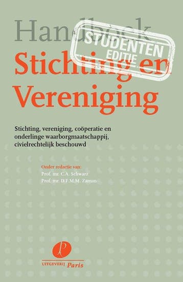 9789462511590 Handboek Stichting  Vereniging Studenteneditie, Verzenden, Zo goed als nieuw