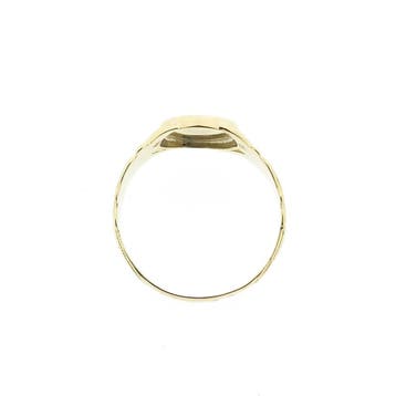 8 karaat zegelring, Sieraden, Tassen en Uiterlijk, Ringen, Gebruikt, 20 of groter, Ophalen of Verzenden, Goud