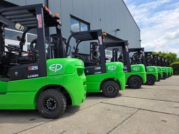 EP Elektrische Heftruck - 2500 kg - 3000 kg - 3500 kg, 3000 tot 4000 kg, EP, Heftruck, Ophalen of Verzenden