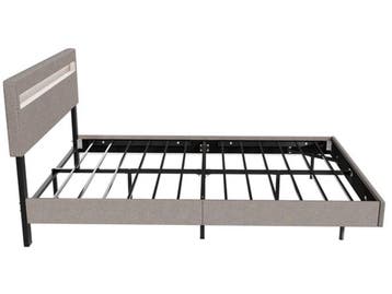 Juskys Lissabon - Zwevend bed - LED verlichting - Beige, Verzenden, Nieuw